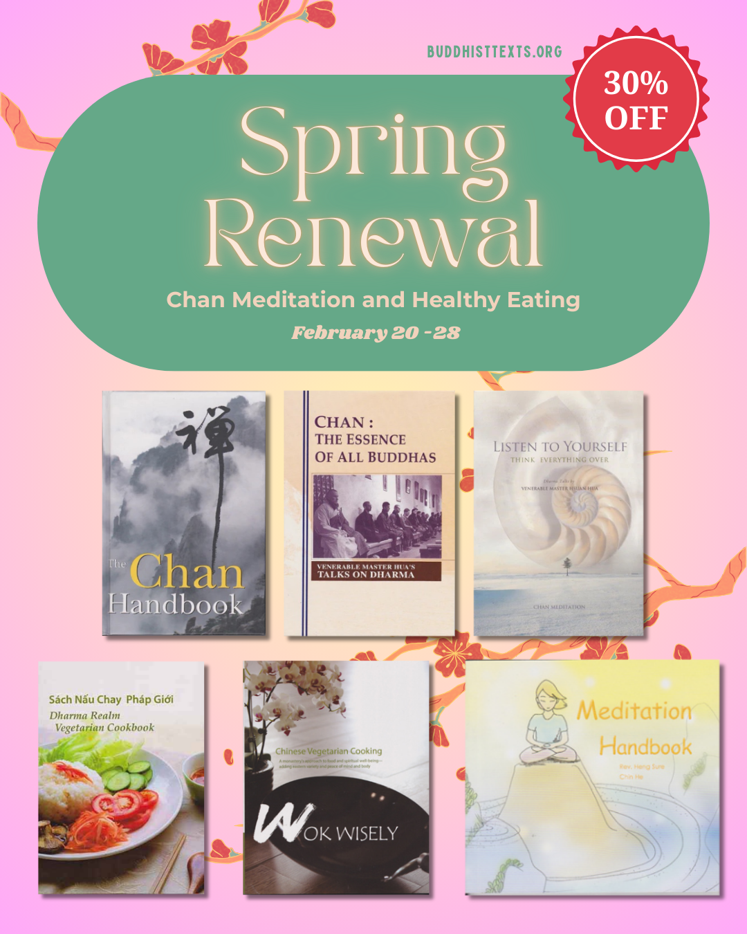 Enjoy 30% off our Spring Renewal Collection – Buddhist Text Translation ...