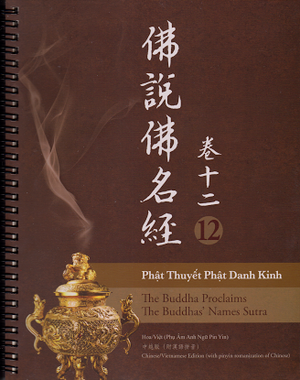 佛說佛名經 (全套12冊 新版) Phật Thuyết Phật Danh Kinh (gồm 12 quyển) The Buddha Proclaims the Buddhas' Names Sutra (Chinese/Vietnamese)